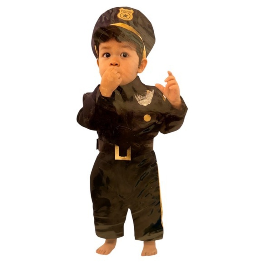 NEW Baby Police Officer Halloween Costume Boys 12-18‎ Months